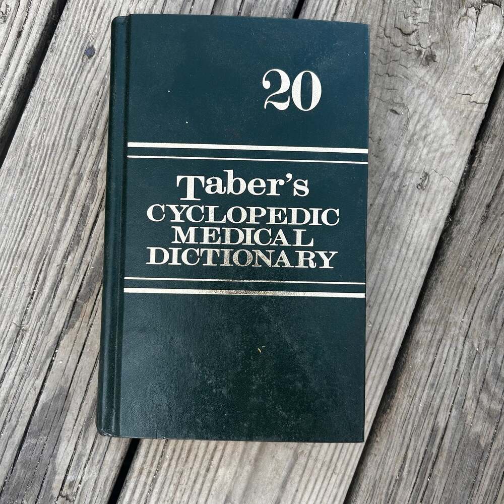 Taber's Cyclopedic Medical Dictionary Edition 20 Hardcover